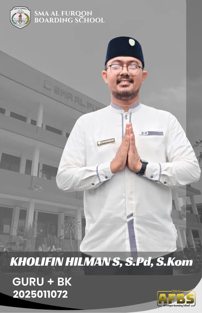 Foto Kholifin Hilman Suharno, S.Pd., S.Kom.